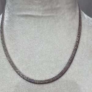 Milor Sleek sterling Silver reversible  Necklace